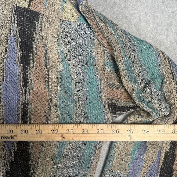Vtg St Croix Knits Wool Cotton Sweater Men XL Coogi Style Grandpa Cosby - Picture 3 of 6